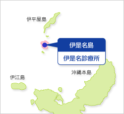 伊是名島マップ