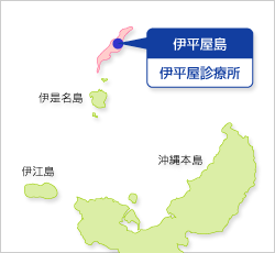 伊平屋島マップ