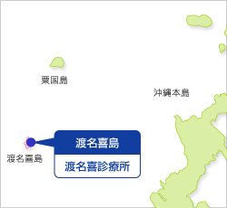 渡名喜島マップ